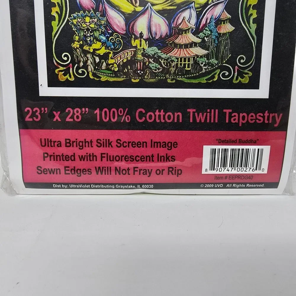 Opticz Blacklight Cotton Twill‎ Tapestry Wall Hanging 23